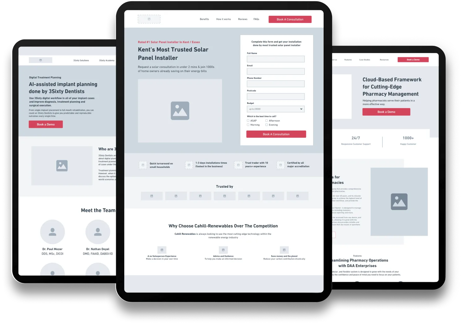 Elevate Your Design Process With Our Landing Page Wireframe Bundle